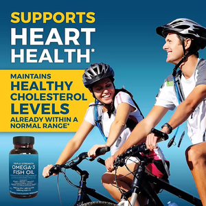 Gélules d'huile de poisson oméga <span class=keywords><strong>3</strong></span> triple concentration. Huile de poisson 1200 mg avec 900 mg d'Oméga-<span class=keywords><strong>3</strong></span>. Saveur citron sans reflux. Favorise la santé <span class=keywords><strong>des</strong></span> articulations et <span class=keywords><strong>des</strong></span> yeux. - Product Image 3