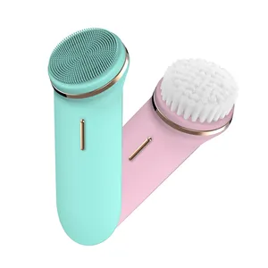 Elektrikli silikon temizleme yüz fırça yüz temizleyici makinesi yüz temizleme fırçası siyah kafa kaldırma gözenek temizleyici