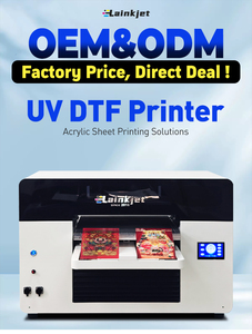 Mini A3 cuộn-to-roll UV dtf máy in C M Y k màu tùy chỉnh tấm Acrylic trang trí 40*50cm máy in UV phẳng máy in - Product Image 2