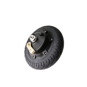 Roue motorisée de 8 pouces, pneu à gonfler avec <span class=keywords><strong>frein</strong></span> à tambour, BLDC, livraison gratuite - Product Image 2