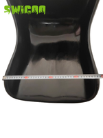 Siège baquet de course noir SWICOO pour kart, buggy, VTT, quad, drift trike et fun cart