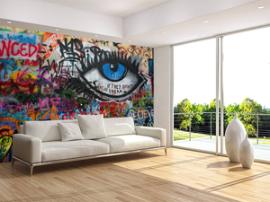 Tela astratta colorata e spessa Pittura ad olio Arte astratta colorata