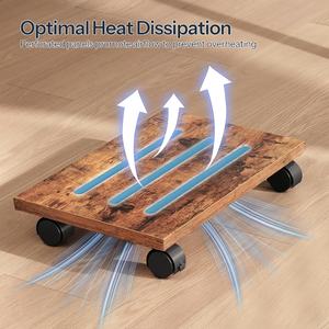 Support de PC mobile ventilé, support de tour d'ordinateur, support de tour avec <span class=keywords><strong>roulettes</strong></span>, support de CPU sous le bureau, convient à la plupart des tours d'ordinateur - Product Image 2