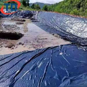 Géomembranes HDPE <span class=keywords><strong>de</strong></span> haute qualité pour <span class=keywords><strong>bassin</strong></span> à poissons <span class=keywords><strong>de</strong></span> 80 mil à vendre, 0,5 mm 0,75 mm, prix bas, géomembrane LDPE - Product Image 3