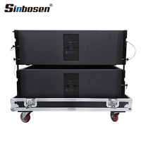 Sistema de Sonido Pasivo Ka212, 2 Altavoces de 12 Pulgadas con Controlador de Ferrita, 1 Tweeter de 3 Pulgadas con Controlador de Neodimio, Sistema de Sonido Line Array para Eventos