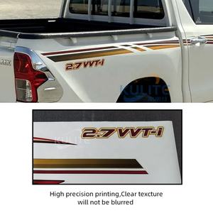 Calcomanías de Vinilo Impermeables para <span class=keywords><strong>Casco</strong></span>, Accesorios para Automóviles TOYOTA Hilux 2017, Kits de Carrocería, Calcomanías - Product Image 2