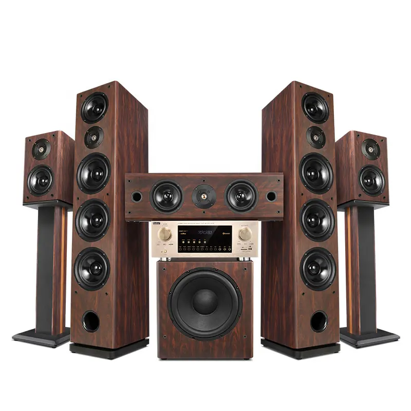 Diskon besar harga grosir pabrik sistem suara surround 5.1 rumah stereo Sistem Teater rumah