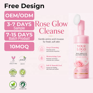 <span class=keywords><strong>Mousse</strong></span> <span class=keywords><strong>Nettoyante</strong></span> Sans Logo à l'Acide Aminé de Rose 150ml – Contrôle du Sébum, Nettoyage des Pores, Peau Éclatante, <span class=keywords><strong>Mousse</strong></span> Riche et Douce - Product Image 6