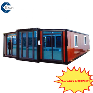 拡張型コンテナハウス 30FT ターンキー装飾済み プレハブタイニーヴィラ 両翼拡張型モジュラーホーム プレハブ住宅 タイニーホーム - Product Image 1