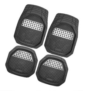 Vente flash : Tapis de sol de voiture en PVC caoutchouc robuste, 4 pièces, compatible avec les modèles A3 X5 A4 Q3 - Product Image 1