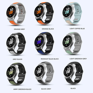BEEFLYPOWER 20/22mm Venta al por Mayor de Fábrica Correas de Silicona de Dos Tonos para Relojes <span class=keywords><strong>Amazfit</strong></span> <span class=keywords><strong>GTR</strong></span> Huawei Garmin Samsung Watch 7 6 5 4 - Product Image 2