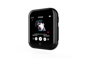 Умные наручные часы с Bluetooth, MP4, электронная книга, функция записи звука, квадратный TFT дисплей, трекер сердечного ритма, Резиновая лента - Product Image 3