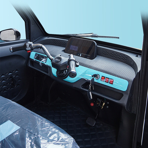 Camioneta Eléctrica Pequeña de 4 Ruedas, Tracción Trasera, Asientos de Cuero, Techo Metálico, Cámara, Nueva - Product Image 4