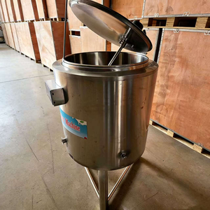 Pasteurisateur en acier inoxydable 30L 50L 75L 100L pour lait de chamelle, miel, jus de fruits, purée de fruits, ketchup, yaourt et lait - Product Image 4