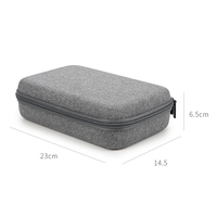 Étui de transport portable en EVA rigide pour appareils électroniques, organiseur technique, étui de rangement pour câbles USB, étui étanche avec fermeture éclair, boîte pour gadgets numériques