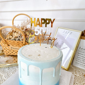 Número DE EDAD Decoración de pastel de aniversario Oro vertical <span class=keywords><strong>50</strong></span> y fabuloso Topper de pastel de feliz <span class=keywords><strong>cumpleaños</strong></span> <span class=keywords><strong>50</strong></span> - Product Image 4