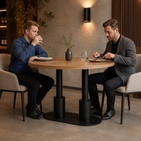 Base de table ronde en métal Lifepursue pour table à manger, table de café, mobilier de restaurant