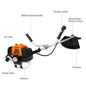 Débroussailleuse à essence <span class=keywords><strong>Bison</strong></span> BS520 52cc 2 temps pour marchés chinois, équipement agricole en ligne - Product Image 2