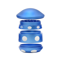 Nouvel arrivage : Broyeur à herbes et champignons haut de gamme en aluminium personnalisé pour accessoires de fumage
