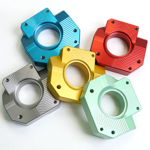 Bride usinée CNC de haute précision sur mesure OEM |   Base de positionnement en aluminium texturé pour machines d'automatisation - Product Image 6