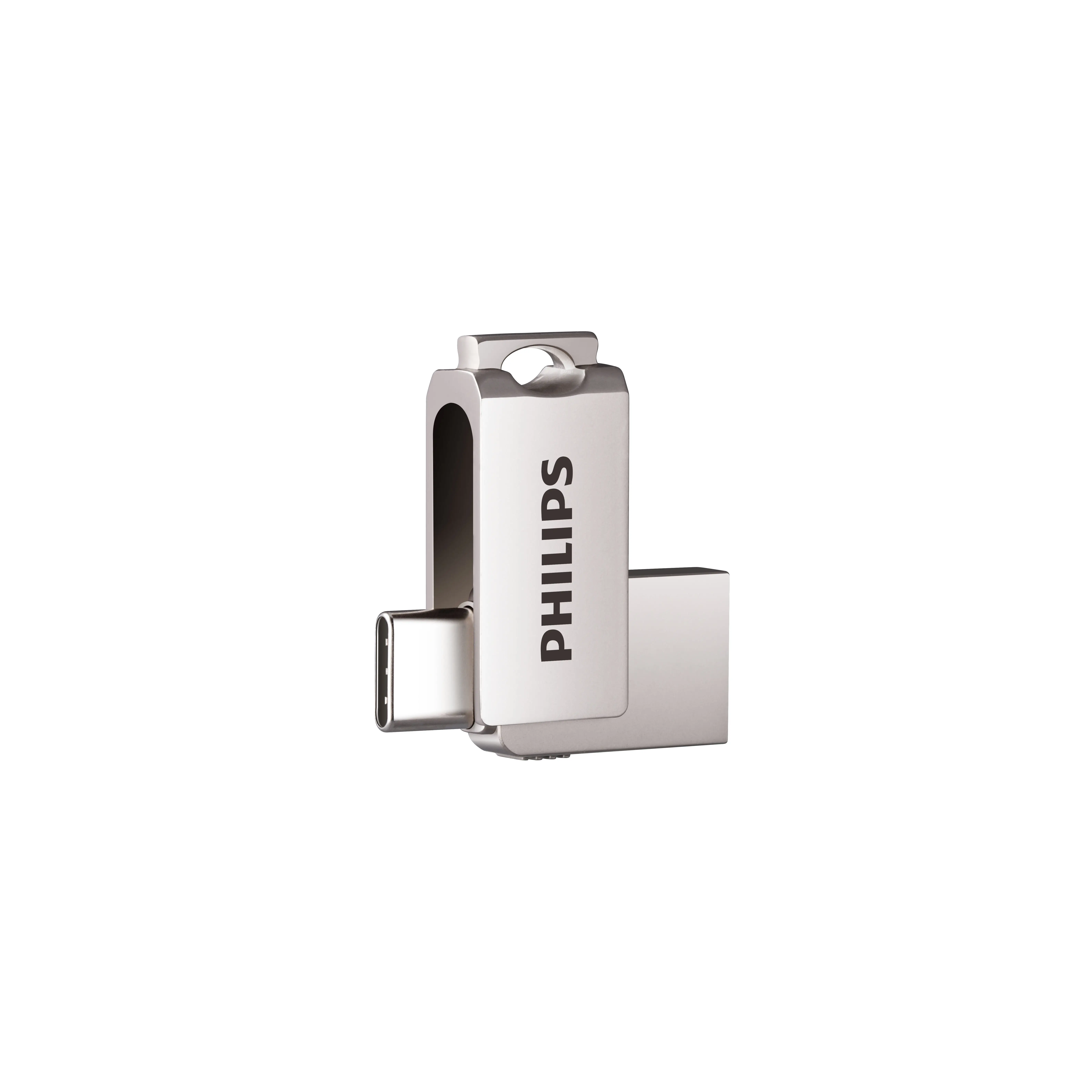 PHILIPS Hot Sale USB Stick 2.0 3.0 Mini Rotating Usb Drive 1GB 2GB 4GB 8GB 128GB 256GB Metal OTG Pendrive