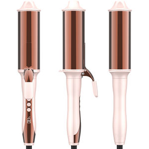 Fer à boucler professionnel MeStar avec double chauffage PTC, grand cylindre, tourmaline et titane, fer à friser électrique - Product Image 1