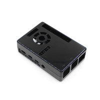 Raspberry Pi 4 case generation Raspberry Pi 4B ABS cangkang plastik motherboard tetap pembuangan panas casing pelindung kotak