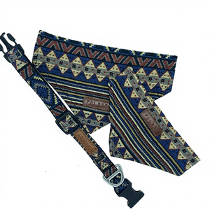 Renkli Şerit Desenli Köpek Tasması Küçük Orta Büyük Köpekler için Ayarlanabilir Dayanıklı Köpek Tasmaları - Product Image 2