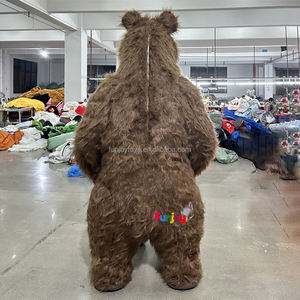 Costume Gonfiabile Gigante a Forma di <span class=keywords><strong>Orso</strong></span> per Adulti, Mascotte Indossabile per Spettacoli, Senza Batterie - Product Image 3