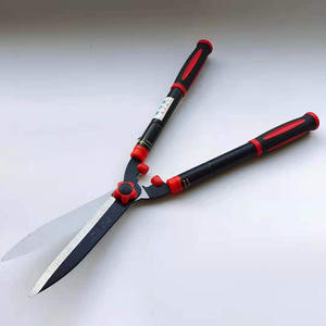 Tijeras para setos extensibles Tokunosuke de 50 cm, de acero inoxidable con revestimiento de teflón, rojas, telescópicas, para jardinería, con cabezal recto - Product Image 5