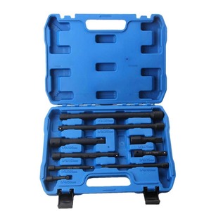 <b>Pneumatic</b> Extension Rod Set 9pcs Steel Quick Connect Air <b>Tool</b> Accessories Blue Case - Product Image 2