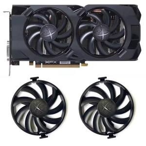 RX580ใหม่480 470 GPU พัดลม FDC10U12S9-C สำหรับ XFX <span class=keywords><strong>AMD</strong></span> <span class=keywords><strong>Radeon</strong></span> RX 470 480 RX480กราฟิกการ์ด <span class=keywords><strong>RX470</strong></span>พัดลมระบายความร้อน - Product Image 1