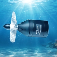 Moteur sans balais étanche A4650 avec hélice 12-24 V, poussée de 10 kg, hélice sous-marine pour petits bateaux