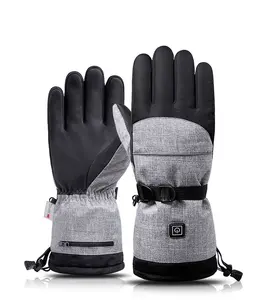 Gran oferta, guantes aislantes de invierno resistentes al desgaste gruesos, guantes de calefacción, equipo de esquí