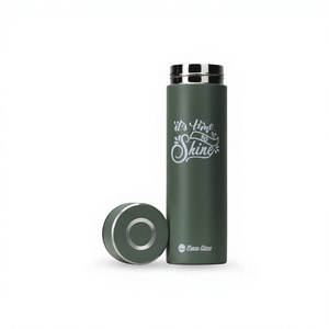Gobelet isotherme en acier inoxydable Rana-Dang 15,22 oz, bouteille de voyage à double paroi isolée, vert avec couvercle - Product Image 1