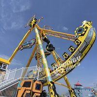 Parc d'attractions Aire de jeux Swing Ride Fibre de verre 24 sièges Pirate Ship Ride à vendre