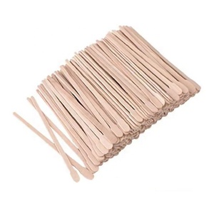 Wholesale eyebrows sticks wood wax stick wooden applicator wax face sticks hair removal tool