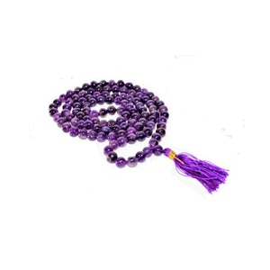 ลูกปัดคริสตัลมาลาของฮวงจุ้ยสำหรับทำสมาธิและบำบัดลูกปัดแอเมทิสต์ธรรมชาติระดับพรีเมี่ยม - Product Image 3