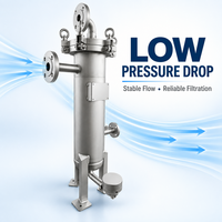 Boîtier de filtre industriel à cartouche unique avec couvercle à ouverture rapide pour systèmes d'applications de filtration de liquides fins