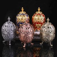 Brûleur d'encens créatif en alliage, ornement personnalisé, décoration intérieure religieuse arabe, cadeau, emballage en boîte de papier, modèle Chine