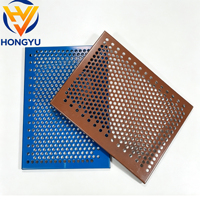Tôle perforée en aluminium à trous ronds, en acier inoxydable 304 316, galvanisée, pour la décoration