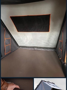 Tente de toit rigide en fibre de verre, une chambre, 2 personnes, quatre saisons, toile imperméable, tente de toit pour SUV - Product Image 5