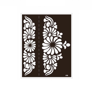 Plantillas de <span class=keywords><strong>Tatuajes</strong></span> Temporales de PVC Personalizadas YESORNO, Estilo Africano, Henna para Decoración Facial y Corporal, Transferencia por Agua - Product Image 4