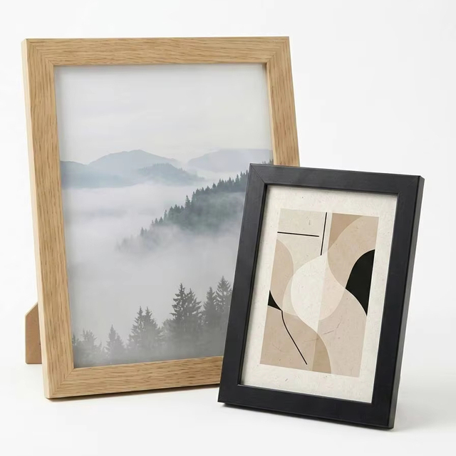 Wholesale FSC Certified Small MDF Photo Frame for Customizable Sizes Natural Black Multiple Color Finishes