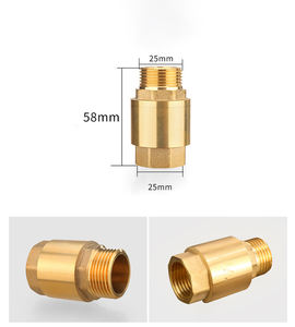 Clapet <span class=keywords><strong>anti</strong></span>-<span class=keywords><strong>retour</strong></span> vertical en laiton Alahot Clapet <span class=keywords><strong>anti</strong></span>-<span class=keywords><strong>retour</strong></span> à filetage interne externe 1/2 "3/4" Alimentation en <span class=keywords><strong>eau</strong></span> OEM ODM - Product Image 6