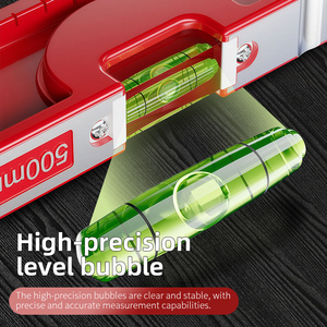 ميزان تسوية مغناطيسي من سبائك الألومنيوم عالي الدقة، أداة قياس للبناء والتشييد، مسطرة تسوية - Product Image 6