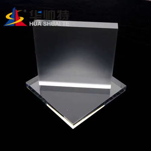 HUASHUAITE Alta calidad 4mm 6 pies * 4 pies 100% Pieza de vidrio acrílico virgen 10mm Hoja acrílica esmerilada mate gris - Product Image 3