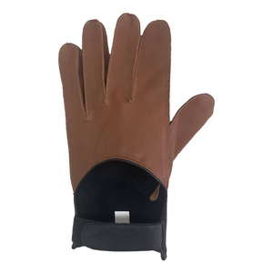 Gants en cuir de chèvre véritable pour <span class=keywords><strong>homme</strong></span>, parfaits pour la conduite automobile et la <span class=keywords><strong>moto</strong></span>, équipement extérieur tendance pour le cyclisme - Product Image 6