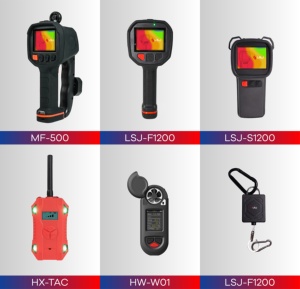 เครื่องวัดความเร็วลมเฉพาะเครื่องตรวจสอบสภาพอากาศสำหรับหน่วยกู้ภัยในสภาพแวดล้อมที่มีอุณหภูมิสูง - Product Image 6