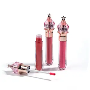 Mode Neue Form Fünfzackiger Stern Trunch eon Tube Lippenstift Glänzender Lip gloss Matte Lip gloss